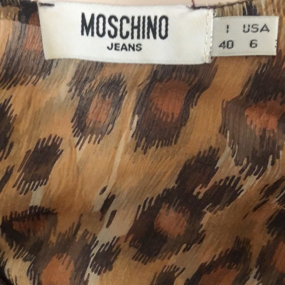 Moschino medium length leopard dress size 6 US - Picture 6 of 8